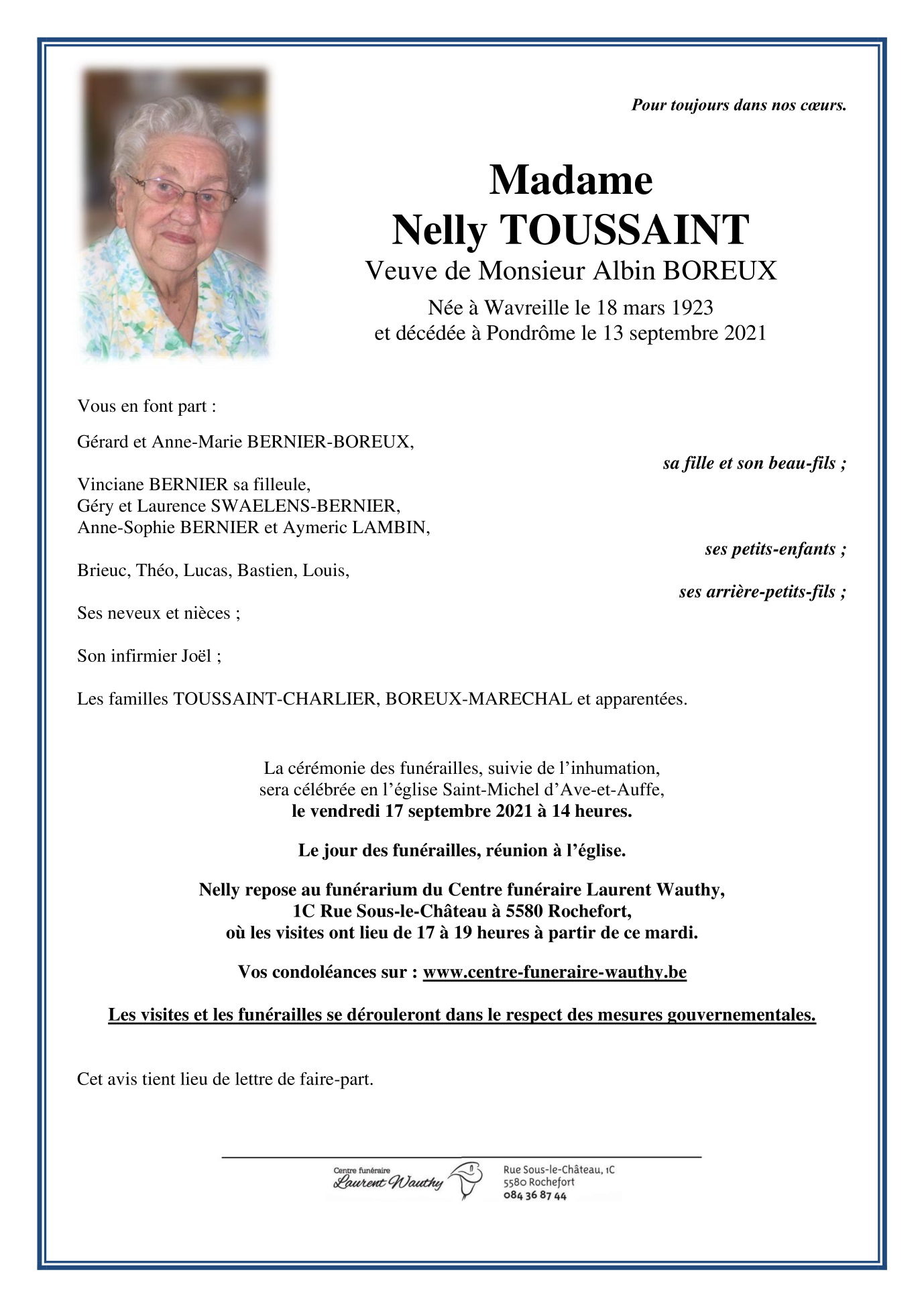 Image Annonce nécrologique