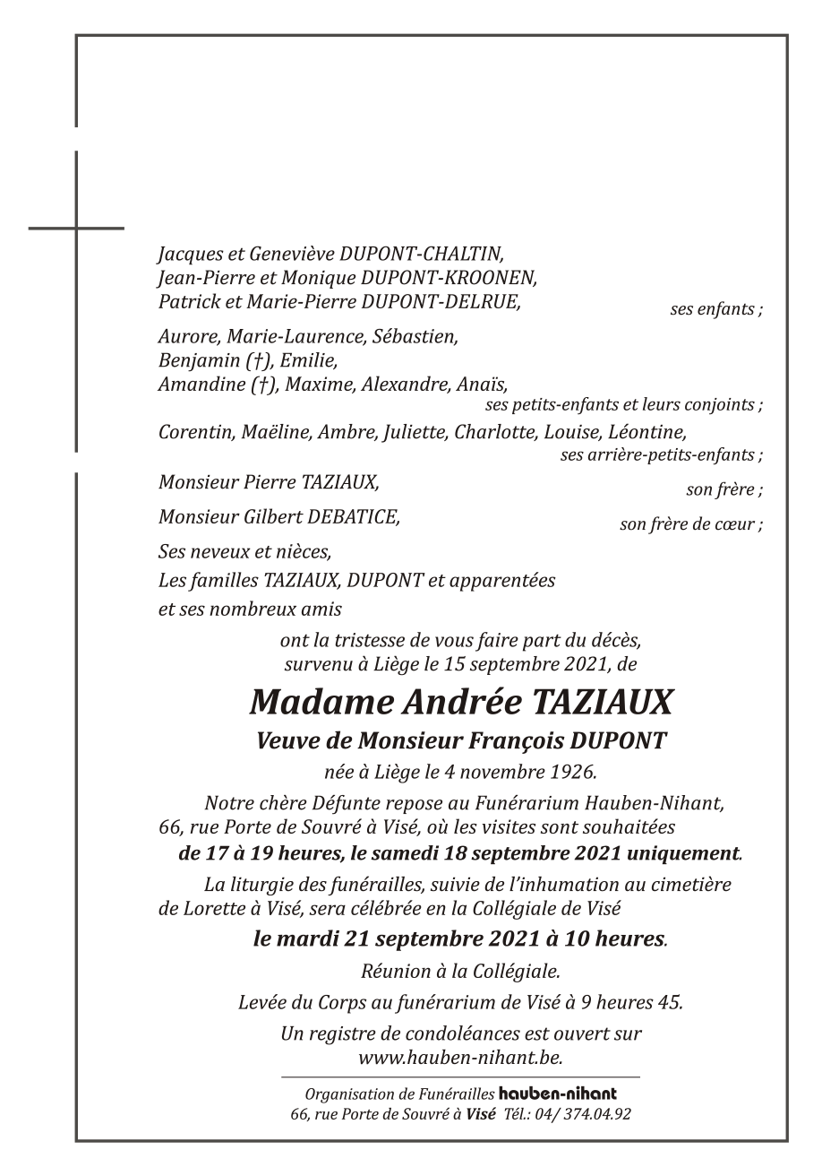 Image Annonce nécrologique