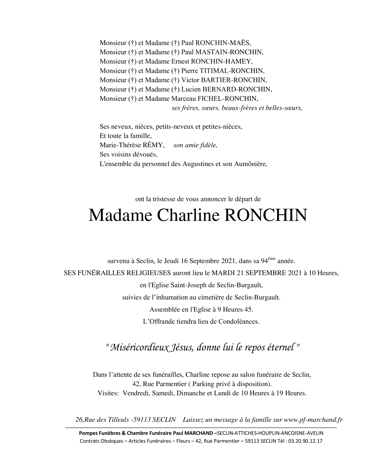 Image Pour voir le faire-part de Charline CLIQUEZ-ICI