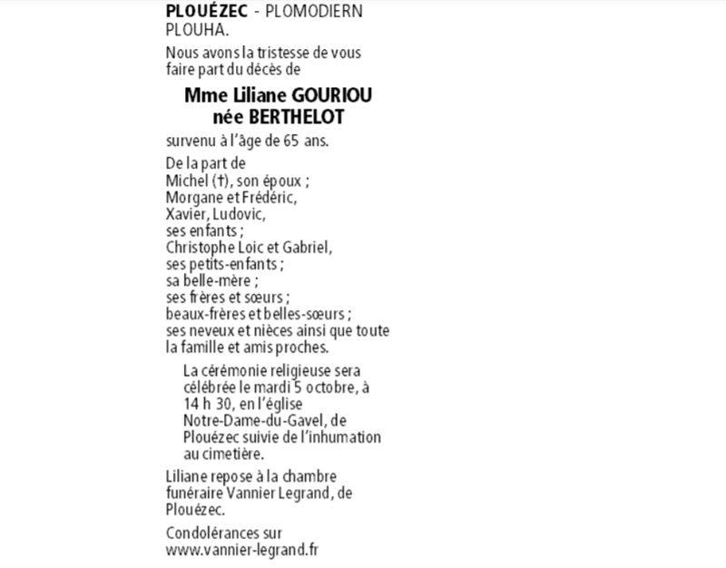 Image Annonce nécrologique
