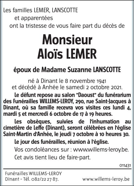 Image Annonce nécrologique