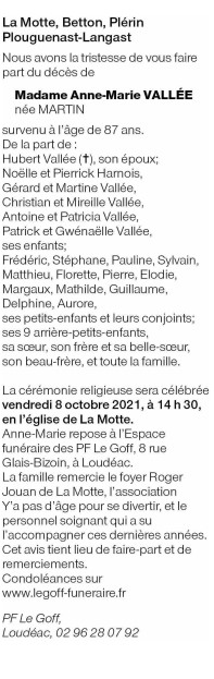 Image Annonce nécrologique