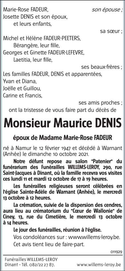 Image Annonce nécrologique