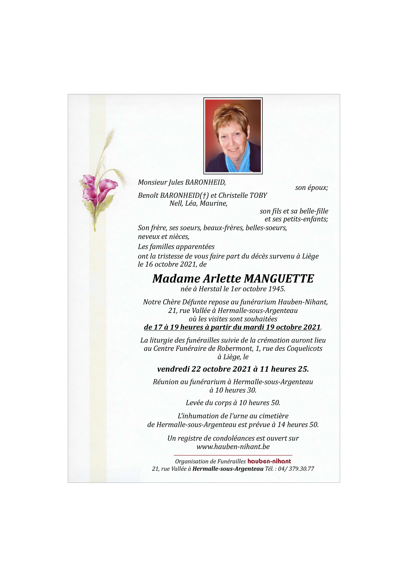 Image Annonce nécrologique