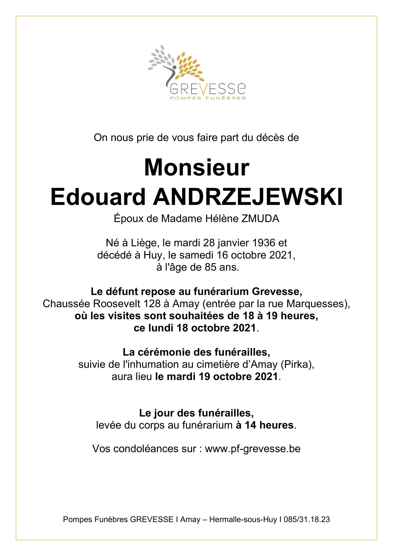 Image Annonce nécrologique