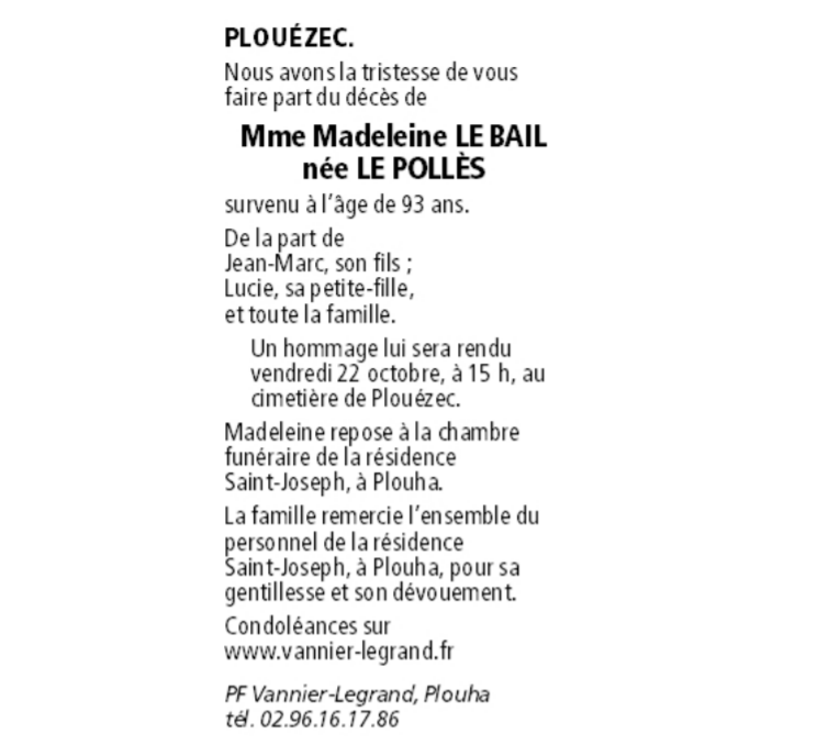 Image Annonce nécrologique