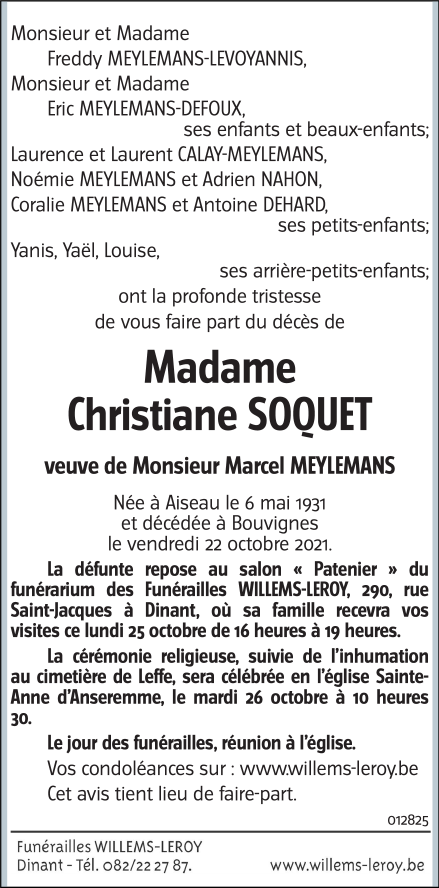 Image Annonce nécrologique