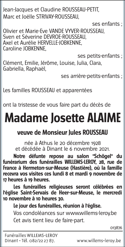 Image Annonce nécrologique