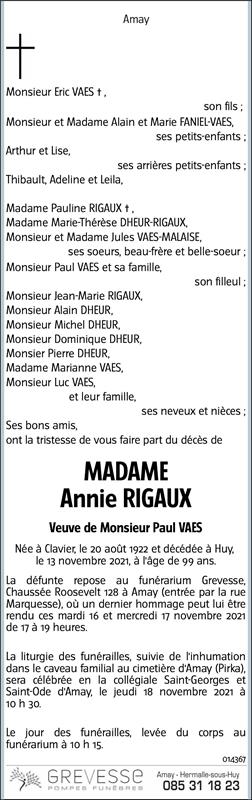 Image Annonce nécrologique