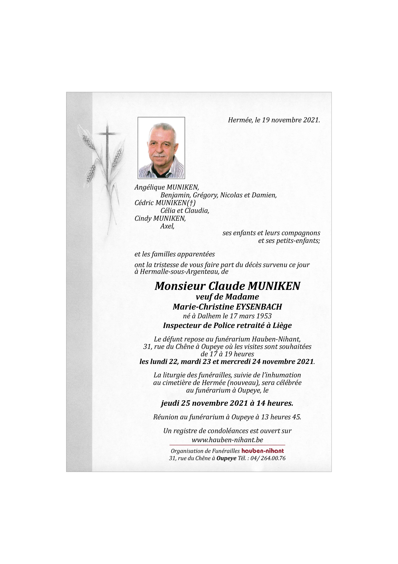 Image Annonce nécrologique