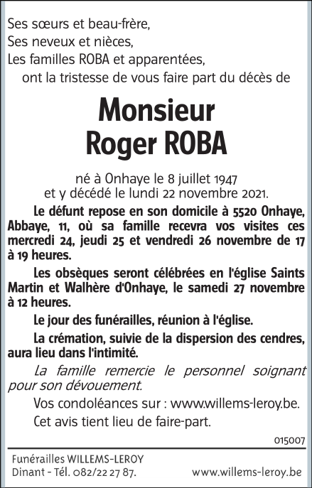 Image Annonce nécrologique