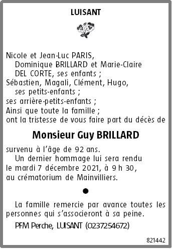 Image Annonce nécrologique