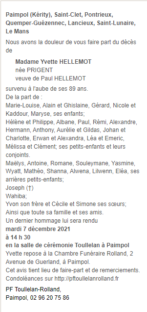 Image Annonce nécrologique