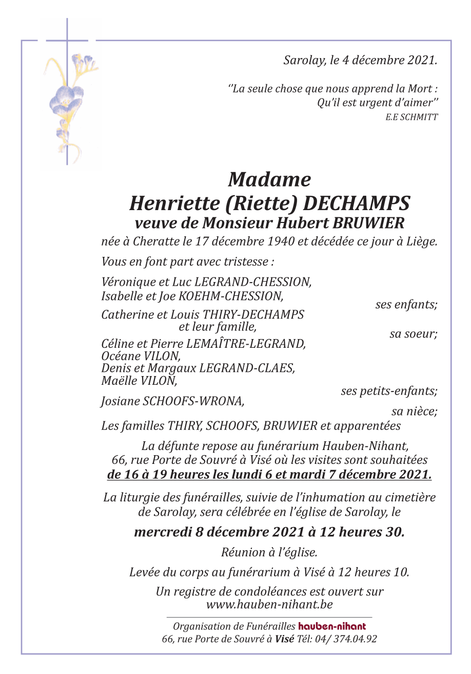 Image Annonce nécrologique