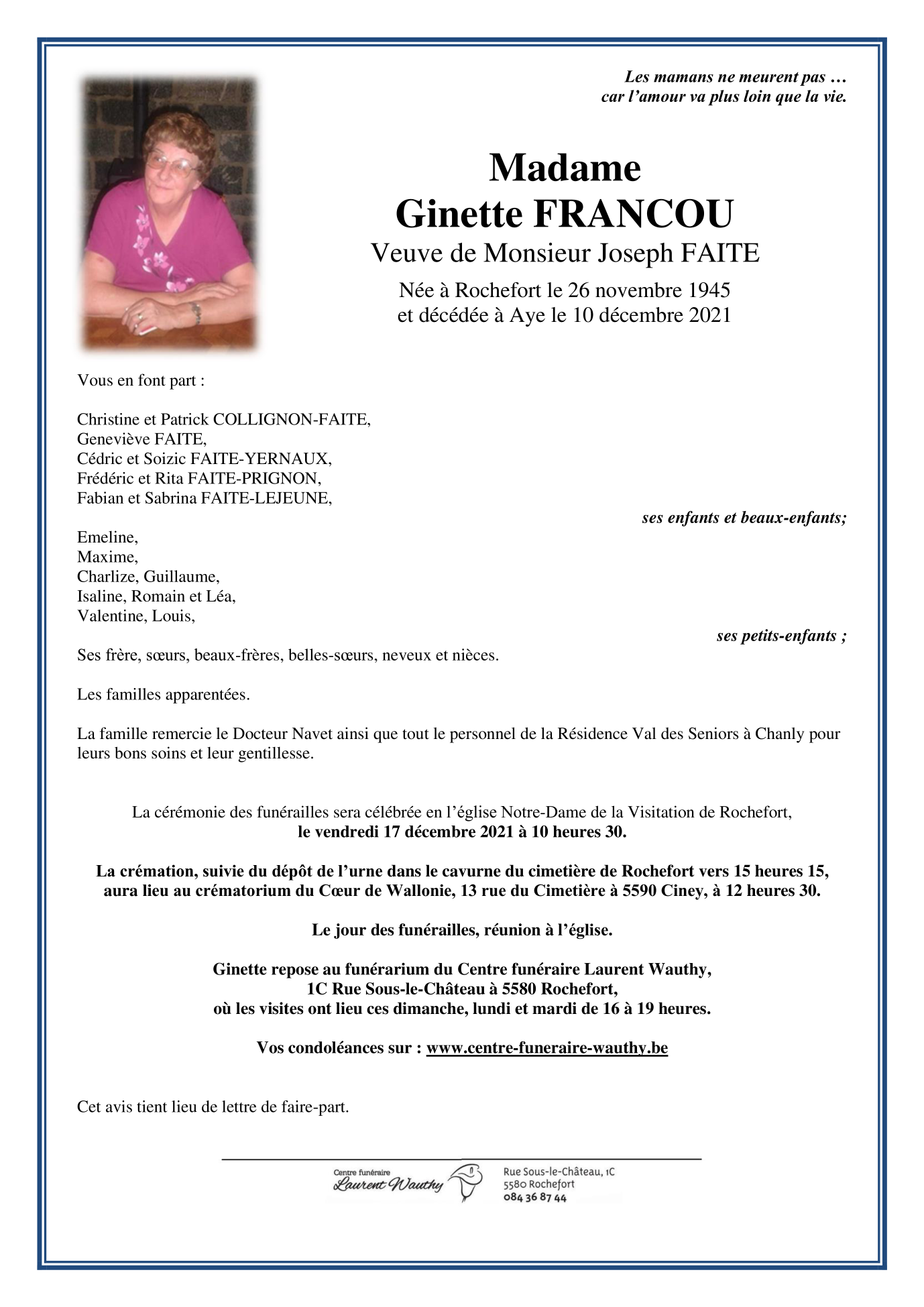 Image Annonce nécrologique