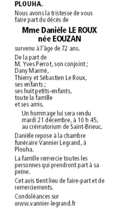 Image Annonce nécrologique