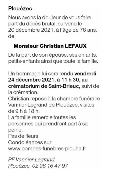 Image Annonce nécrologique