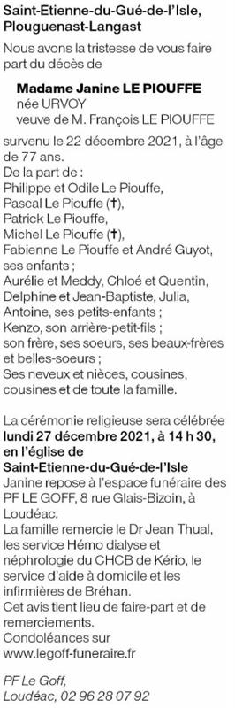 Image Annonce nécrologique