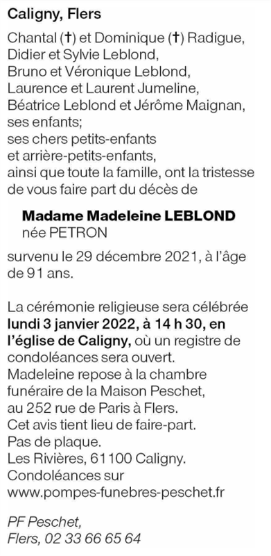 Image Annonce nécrologique
