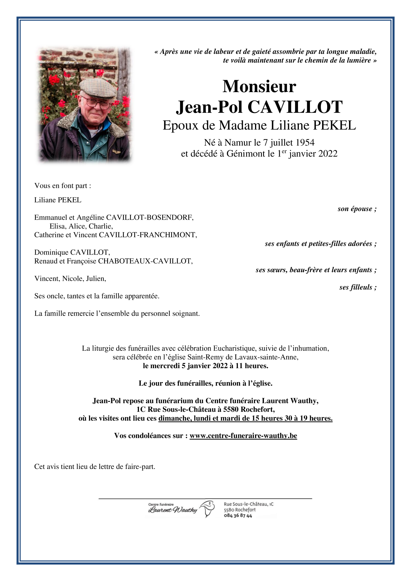 Image Annonce nécrologique