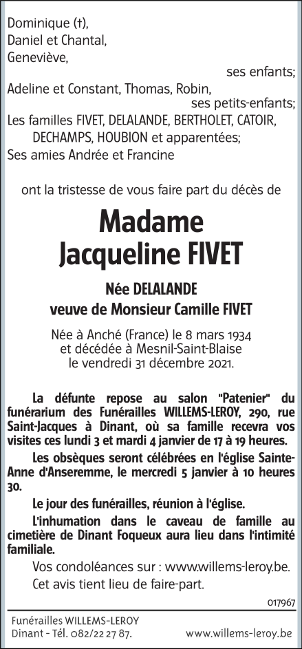 Image Annonce nécrologique