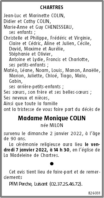 Image Annonce nécrologique
