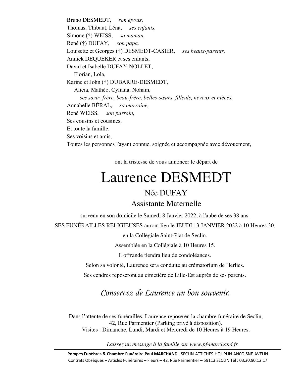 Image Pour voir le faire-part de Laurence CLIQUEZ-ICI