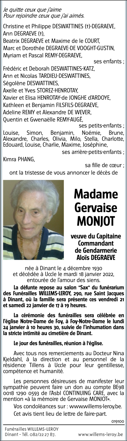 Image Annonce nécrologique