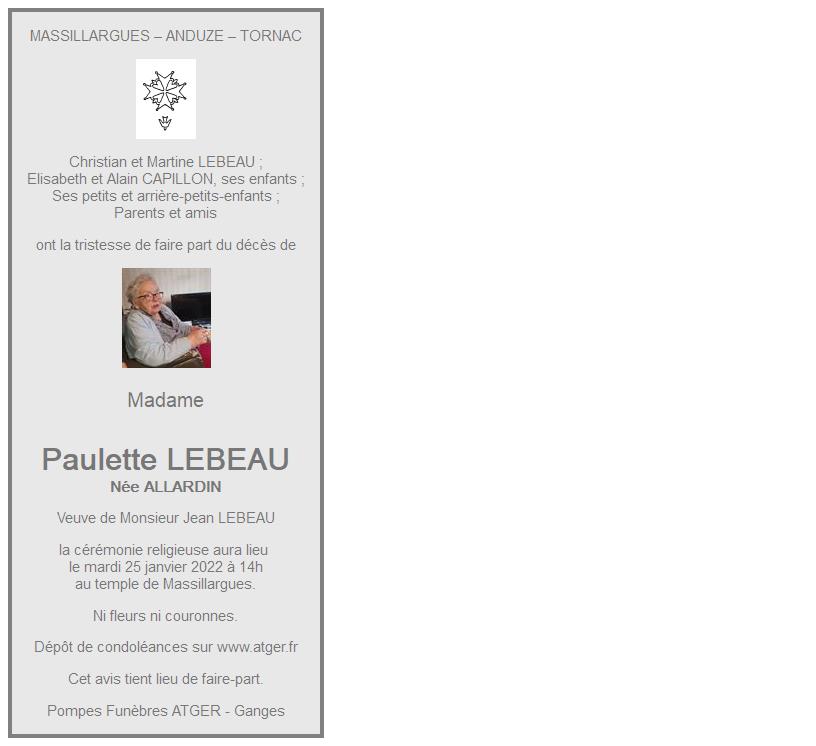 Image Annonce nécrologique