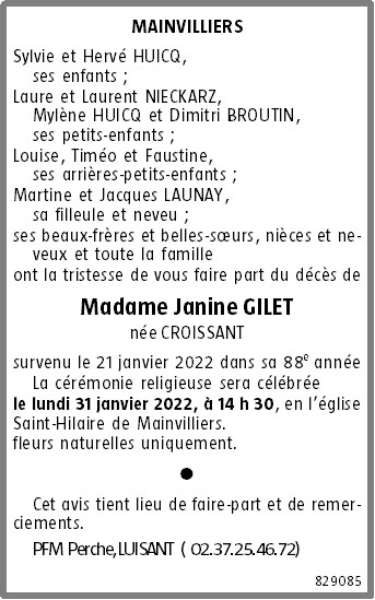 Image Annonce nécrologique