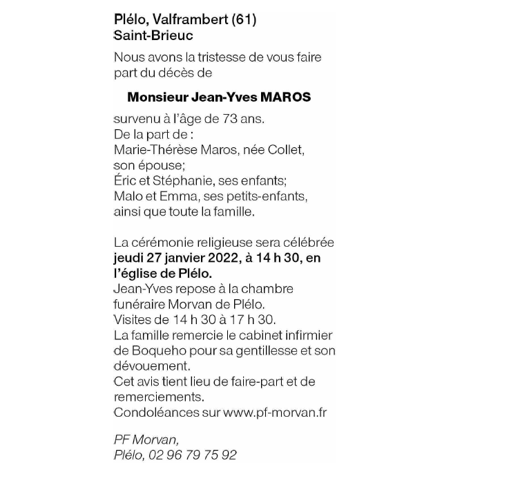 Image Annonce nécrologique