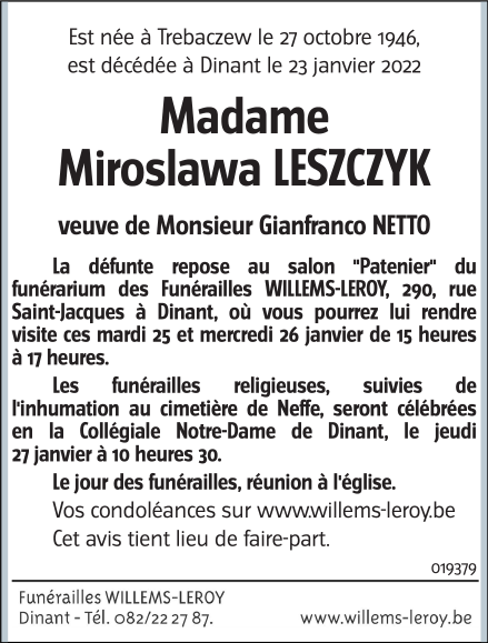 Image Annonce nécrologique