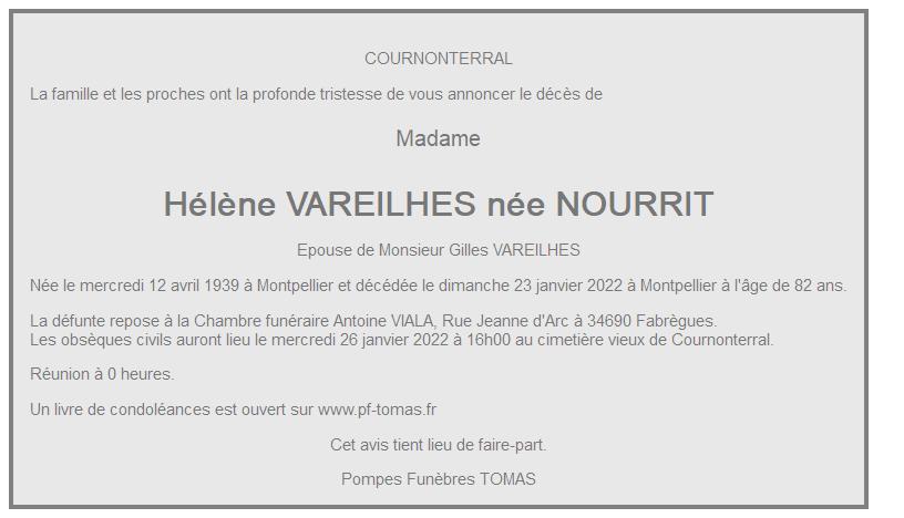 Image Annonce nécrologique