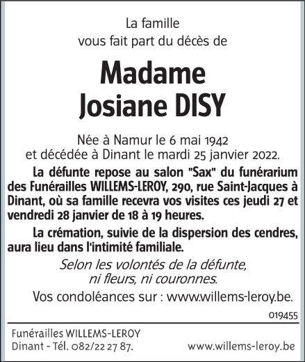 Image Annonce nécrologique