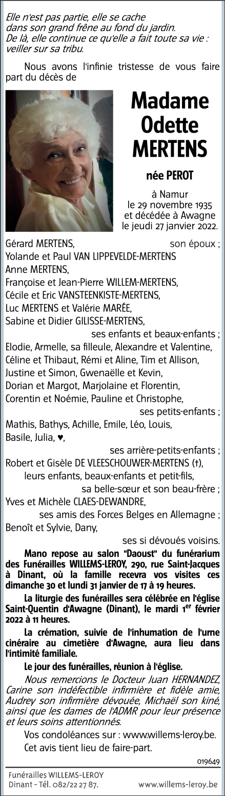 Image Annonce nécrologique