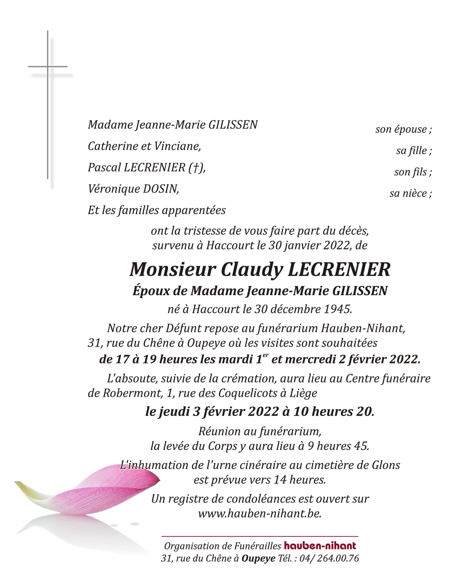 Image Annonce nécrologique