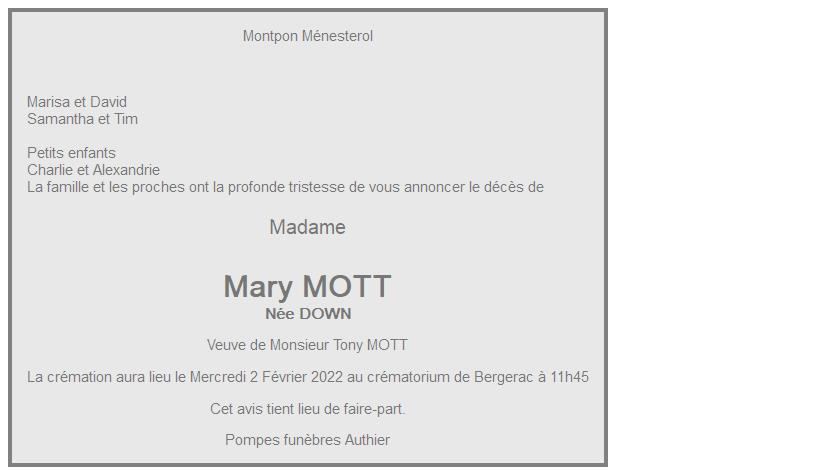 Image Annonce nécrologique