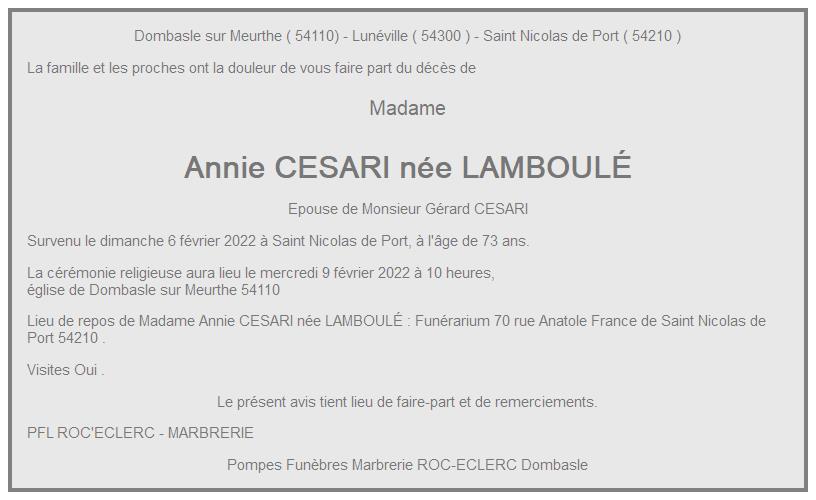 Image Annonce nécrologique