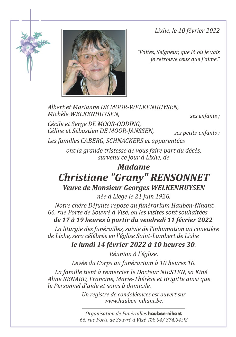 Image Annonce nécrologique