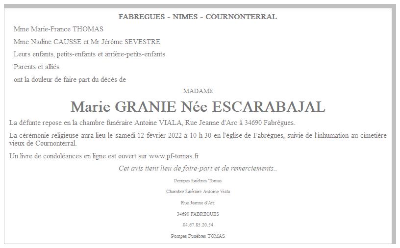 Image Annonce nécrologique