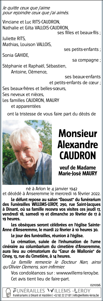 Image Annonce nécrologique