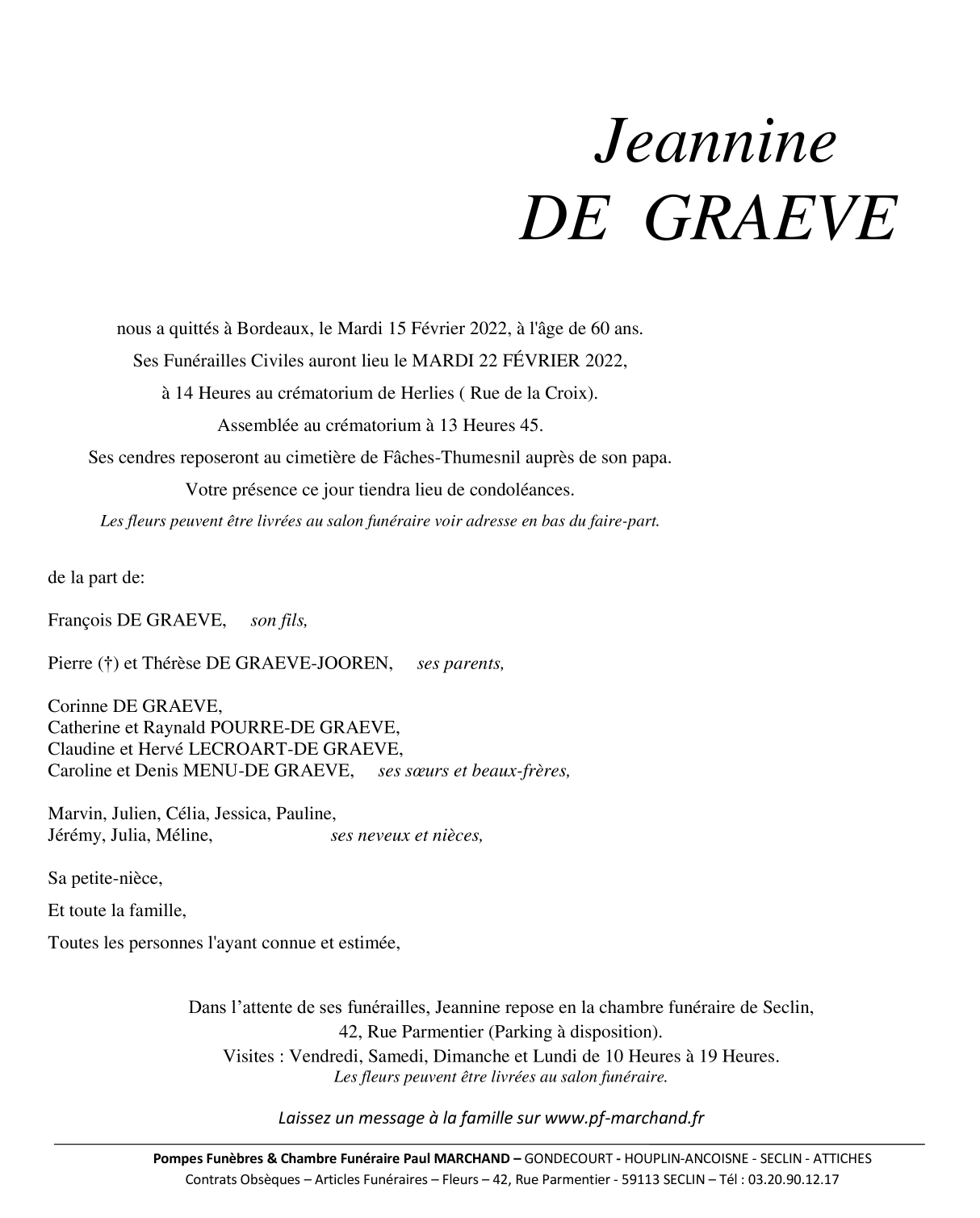 Image Pour voir le faire-part de Jeannine CLIQUEZ-ICI