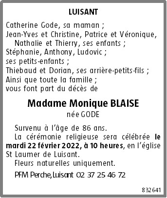 Image Annonce nécrologique