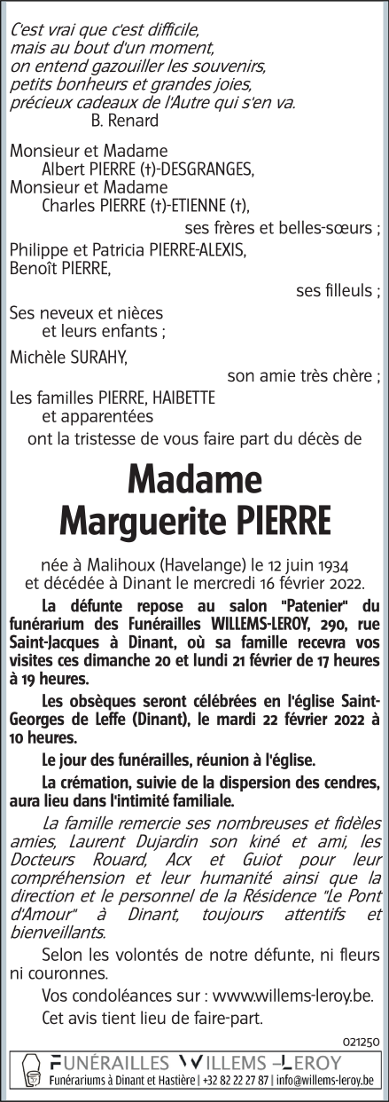 Image Annonce nécrologique