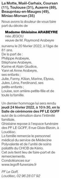 Image Annonce nécrologique