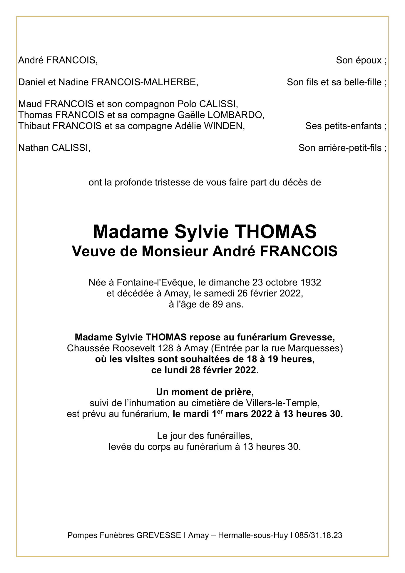 Image Annonce nécrologique