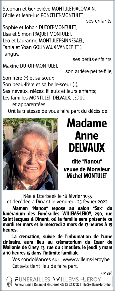 Image Annonce nécrologique