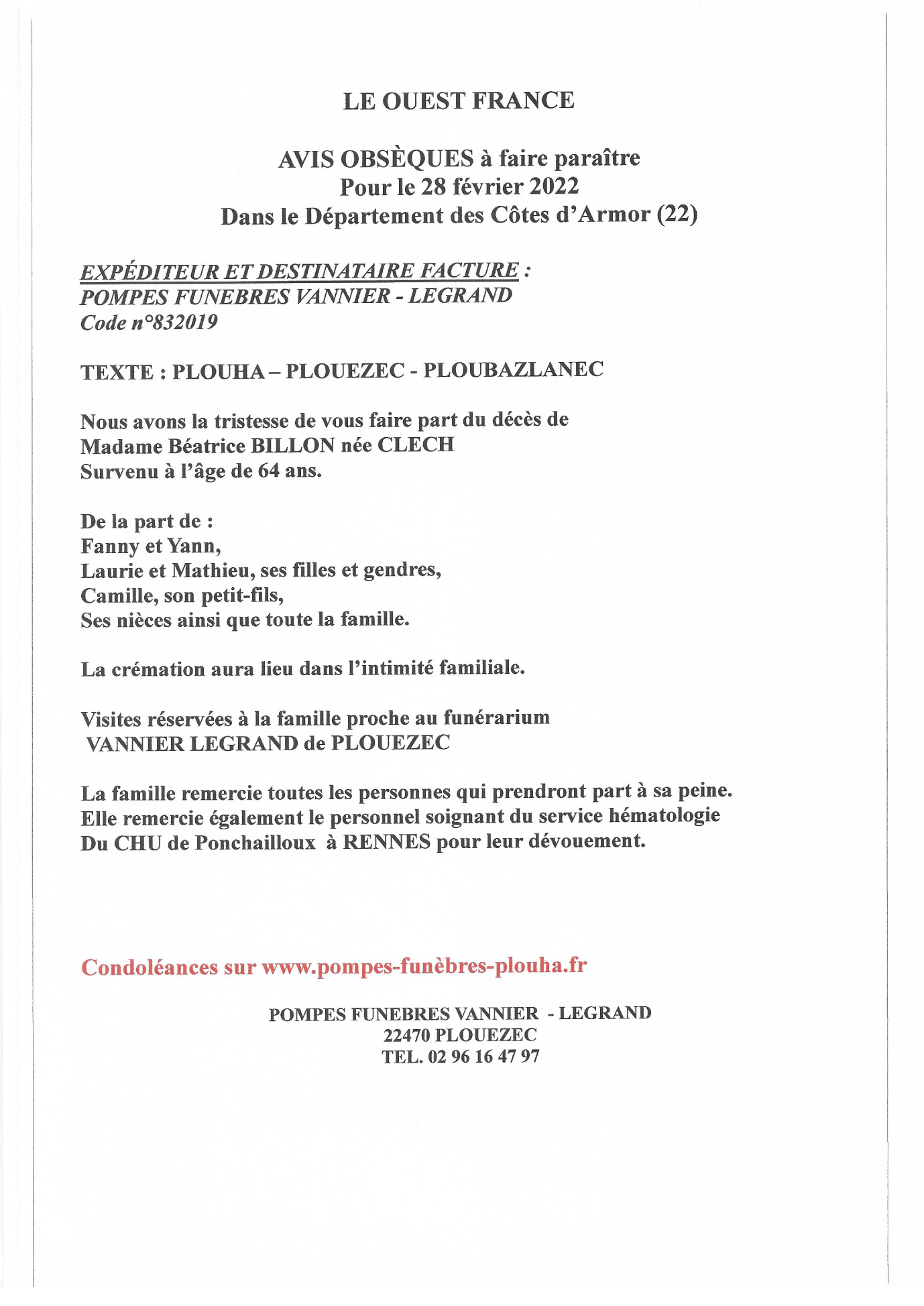 Image Annonce nécrologique