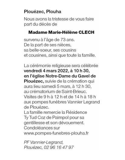 Image Annonce nécrologique