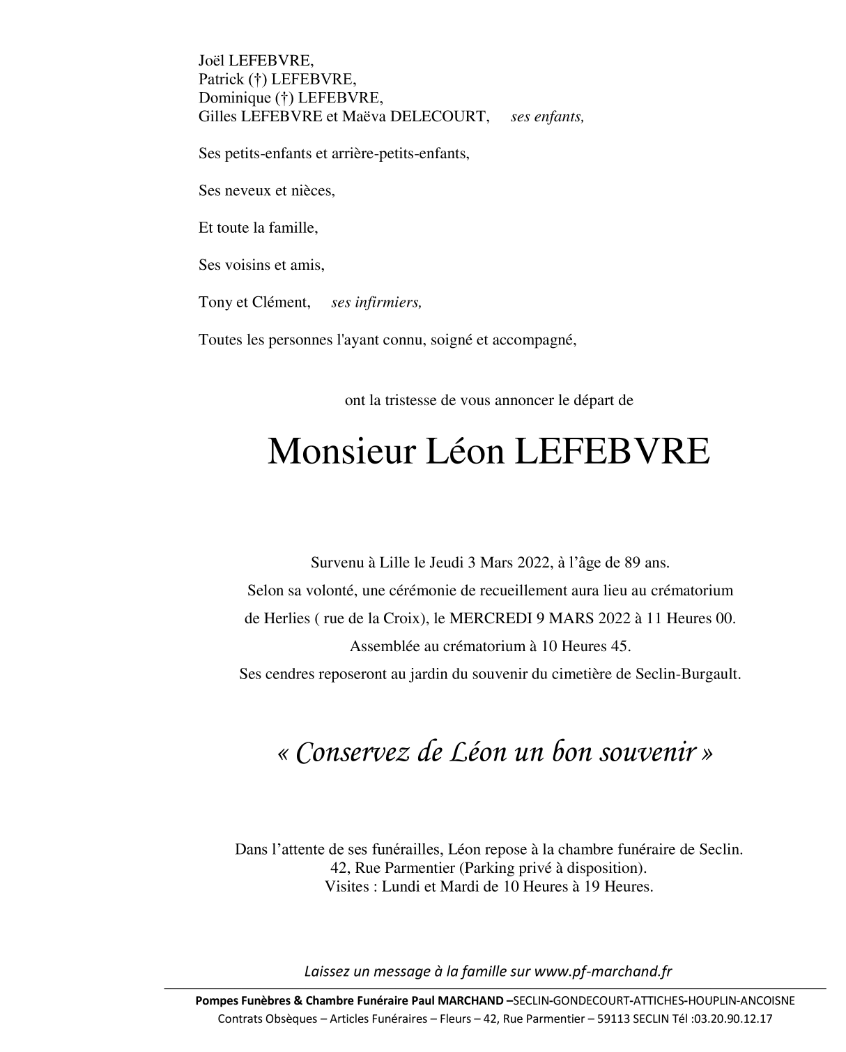Image Pour voir le faire-part de Léon CLIQUEZ-ICI